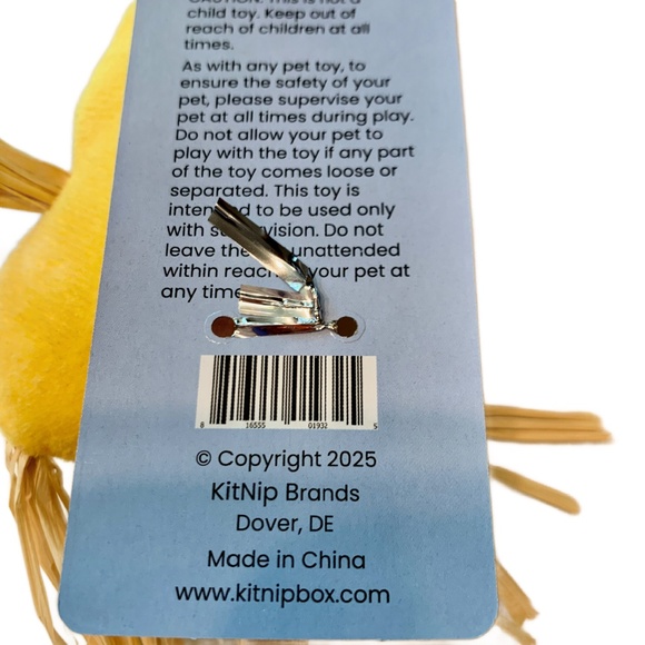 KitNip Kitty Cat Interactive Wand Catnip Filled Plush Bell Ring New Lot of 3 Toy - Picture 8 of 11